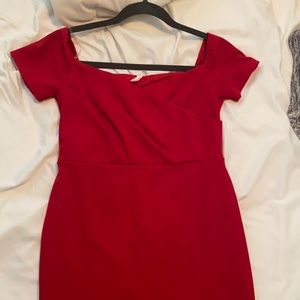 Maternity dress - pink blush. Red size 2